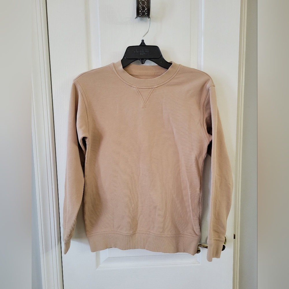 Lululemon All Yours Crew Terry Sweatshirt in Beech Wood Size 2 Pullover